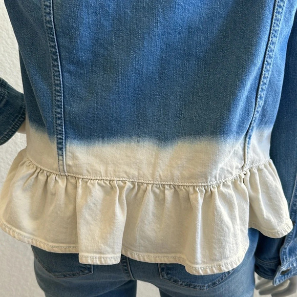 Kate Spade Broome Street Dip Dye Denim Jacket - Picture 10 of 11